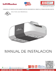 Manual de Instalacion, Manual de Instalacion Abrepuertas de Garage LIFTMASTER, Puertas y Portones Automaticos S.A. de C.V.